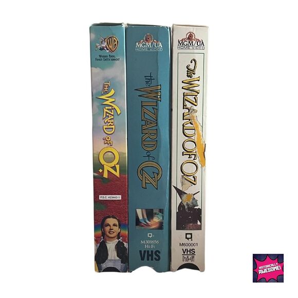 Lot 3 RARE VHS The Wizard of Oz 1989–1991 Family Entertainment Movies - Picture 6 of 9